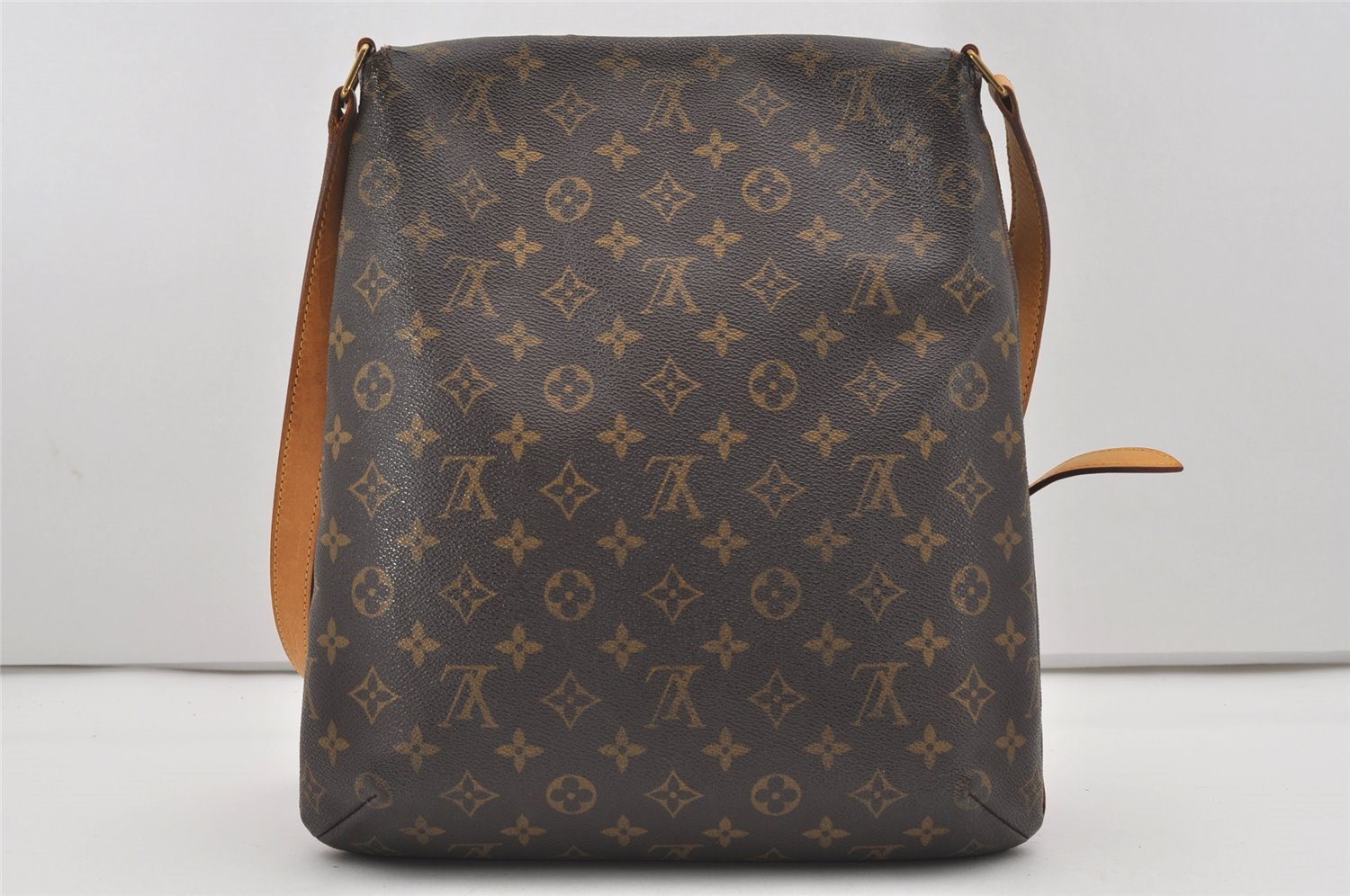 Authentic Louis Vuitton Monogram Musette Shoulder Cross Body Bag M51256 LV 9557I