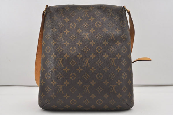 Authentic Louis Vuitton Monogram Musette Shoulder Cross Body Bag M51256 LV 9557I