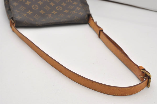 Authentic Louis Vuitton Monogram Musette Shoulder Cross Body Bag M51256 LV 9557I