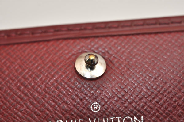 Authentic Louis Vuitton Epi Portefeuille Sarah Long Wallet Brown M6374M LV 9557J