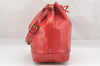 Authentic Louis Vuitton Epi Noe Shoulder Drawstring Bag Red M44007 LV 9558I