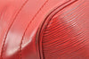 Authentic Louis Vuitton Epi Noe Shoulder Drawstring Bag Red M44007 LV 9558I