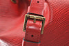 Authentic Louis Vuitton Epi Noe Shoulder Drawstring Bag Red M44007 LV 9558I