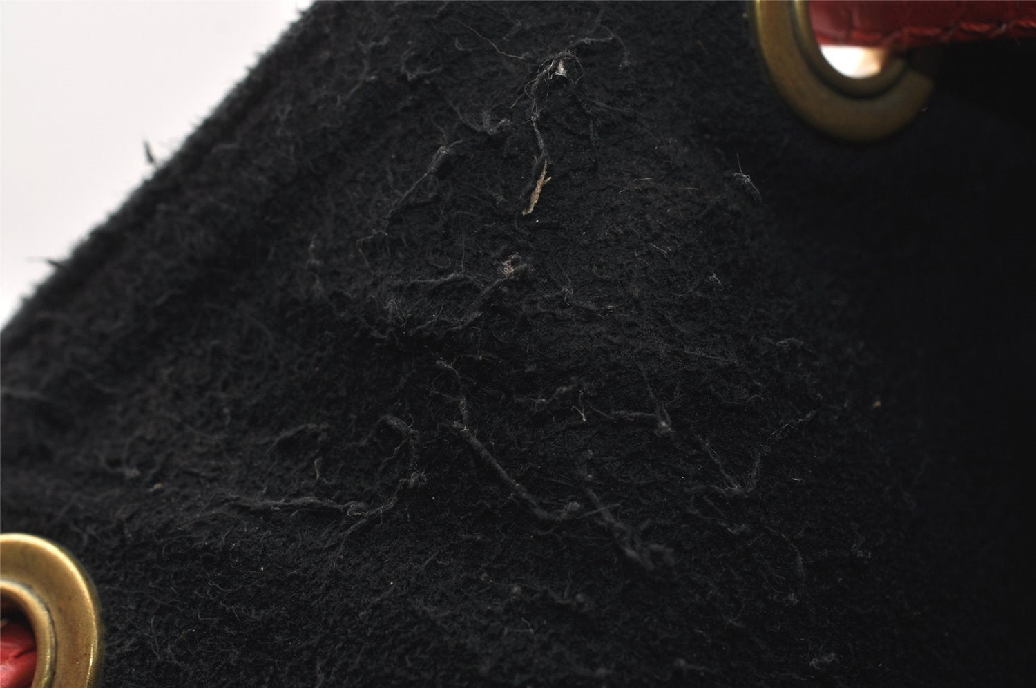 Authentic Louis Vuitton Epi Noe Shoulder Drawstring Bag Red M44007 LV 9558I