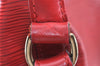 Authentic Louis Vuitton Epi Noe Shoulder Drawstring Bag Red M44007 LV 9558I