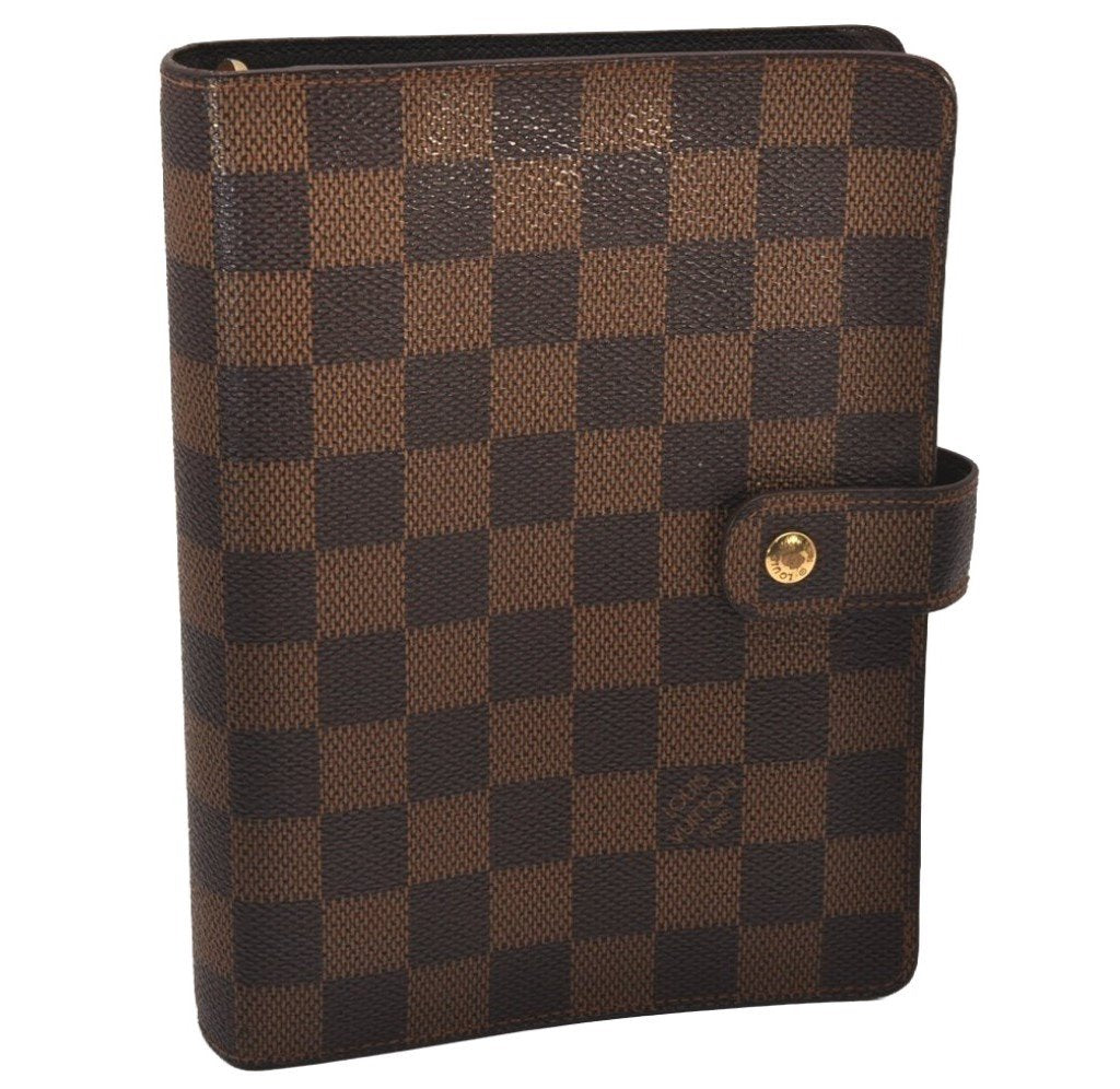 Authentic Louis Vuitton Damier Agenda MM Notebook Cover R20701 LV 9559I