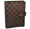 Authentic Louis Vuitton Damier Agenda MM Notebook Cover R20701 LV 9559I