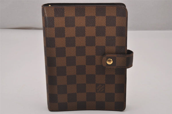 Authentic Louis Vuitton Damier Agenda MM Notebook Cover R20701 LV 9559I