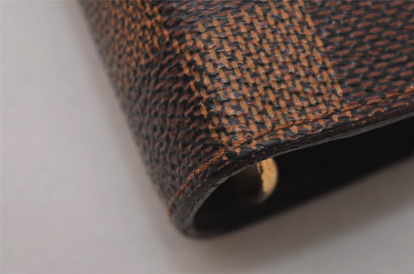 Authentic Louis Vuitton Damier Agenda MM Notebook Cover R20701 LV 9559I