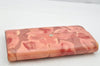 Authentic Louis Vuitton Vernis Ikat Flower Portefeuille Sarah Wallet Pink 9560I