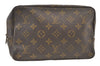 Auth Louis Vuitton Monogram Trousse Toilette 23 Clutch Bag Old Model Junk 9560J