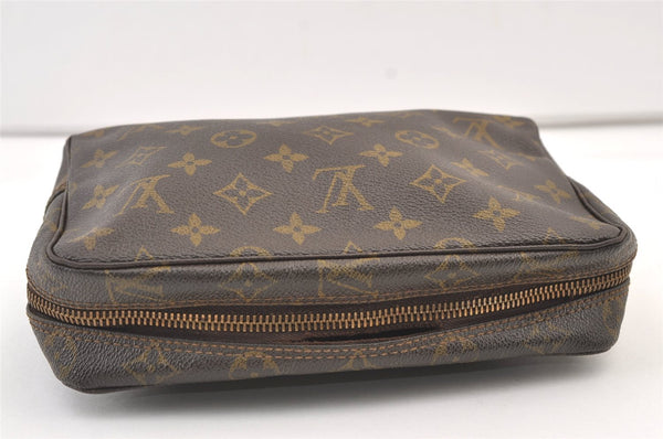 Auth Louis Vuitton Monogram Trousse Toilette 23 Clutch Bag Old Model Junk 9560J