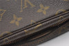 Auth Louis Vuitton Monogram Trousse Toilette 23 Clutch Bag Old Model Junk 9560J