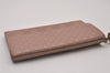 Authentic GUCCI Guccissima GG Leather Long Wallet Purse 323396 Pink 9562I