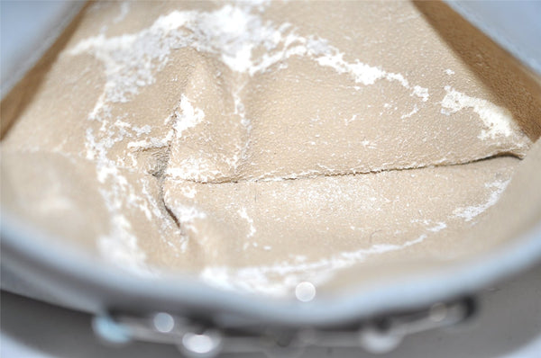 Authentic GUCCI Horsebit Shoulder Cross Bag Suede Leather Light Blue Junk 9562J