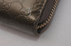 Authentic GUCCI Micro Guccissima Leather Long Wallet 258406 Khaki Green 9563I