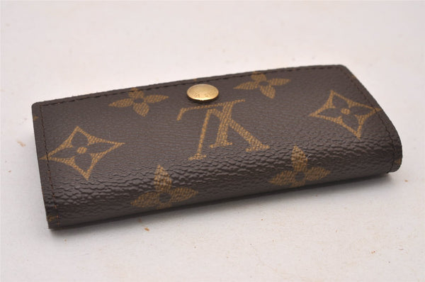 Authentic Louis Vuitton Monogram Multicles 4 Four Hooks Key Case M62631 LV 9564I