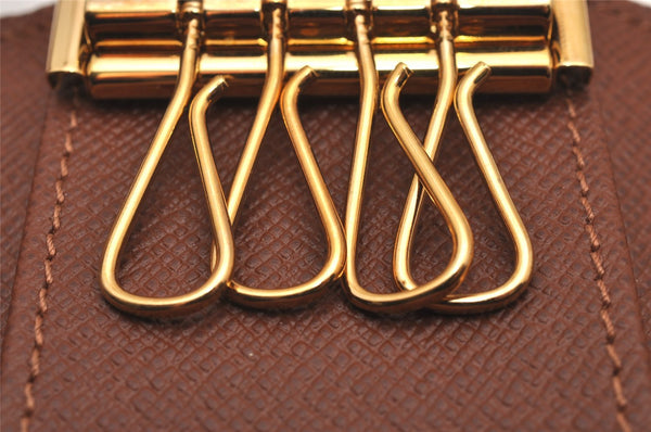 Authentic Louis Vuitton Monogram Multicles 4 Four Hooks Key Case M62631 LV 9564I