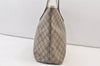Authentic GUCCI Vintage Shoulder Tote Bag GG PVC Leather 181084 Brown 9564J