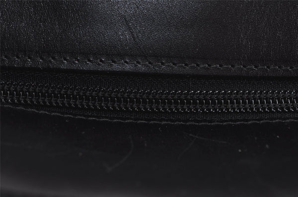 Authentic GUCCI Vintage Shoulder Tote Bag Nylon Leather Black 9565J