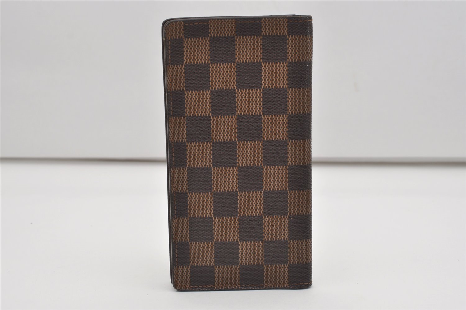 Authentic Louis Vuitton Damier Porte Cartes Credit Yen Wallet N60825 LV 9566I