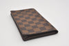 Authentic Louis Vuitton Damier Porte Cartes Credit Yen Wallet N60825 LV 9566I