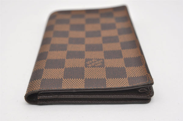 Authentic Louis Vuitton Damier Porte Cartes Credit Yen Wallet N60825 LV 9566I