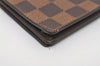 Authentic Louis Vuitton Damier Porte Cartes Credit Yen Wallet N60825 LV 9566I