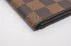 Authentic Louis Vuitton Damier Porte Cartes Credit Yen Wallet N60825 LV 9566I