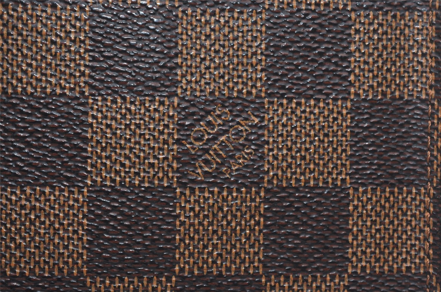 Authentic Louis Vuitton Damier Porte Cartes Credit Yen Wallet N60825 LV 9566I