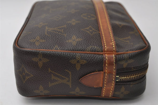 Authentic Louis Vuitton Monogram Compiegne 23 Clutch Hand Bag M51847 LV 9568I