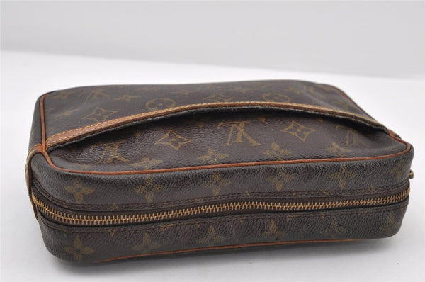 Authentic Louis Vuitton Monogram Compiegne 23 Clutch Hand Bag M51847 LV 9568I
