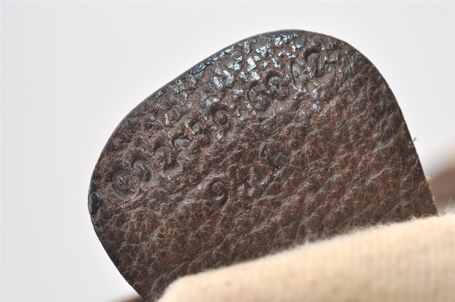 Authentic GUCCI Vintage Hand Boston Bag GG PVC Leather Brown 9568J