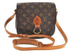 Authentic Louis Vuitton Monogram Saint Cloud MM M51243 Shoulder Cross Bag 9569I