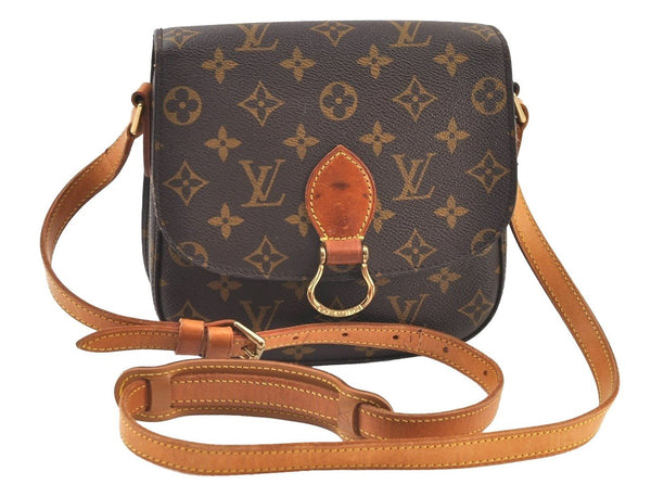 Authentic Louis Vuitton Monogram Saint Cloud MM M51243 Shoulder Cross Bag 9569I