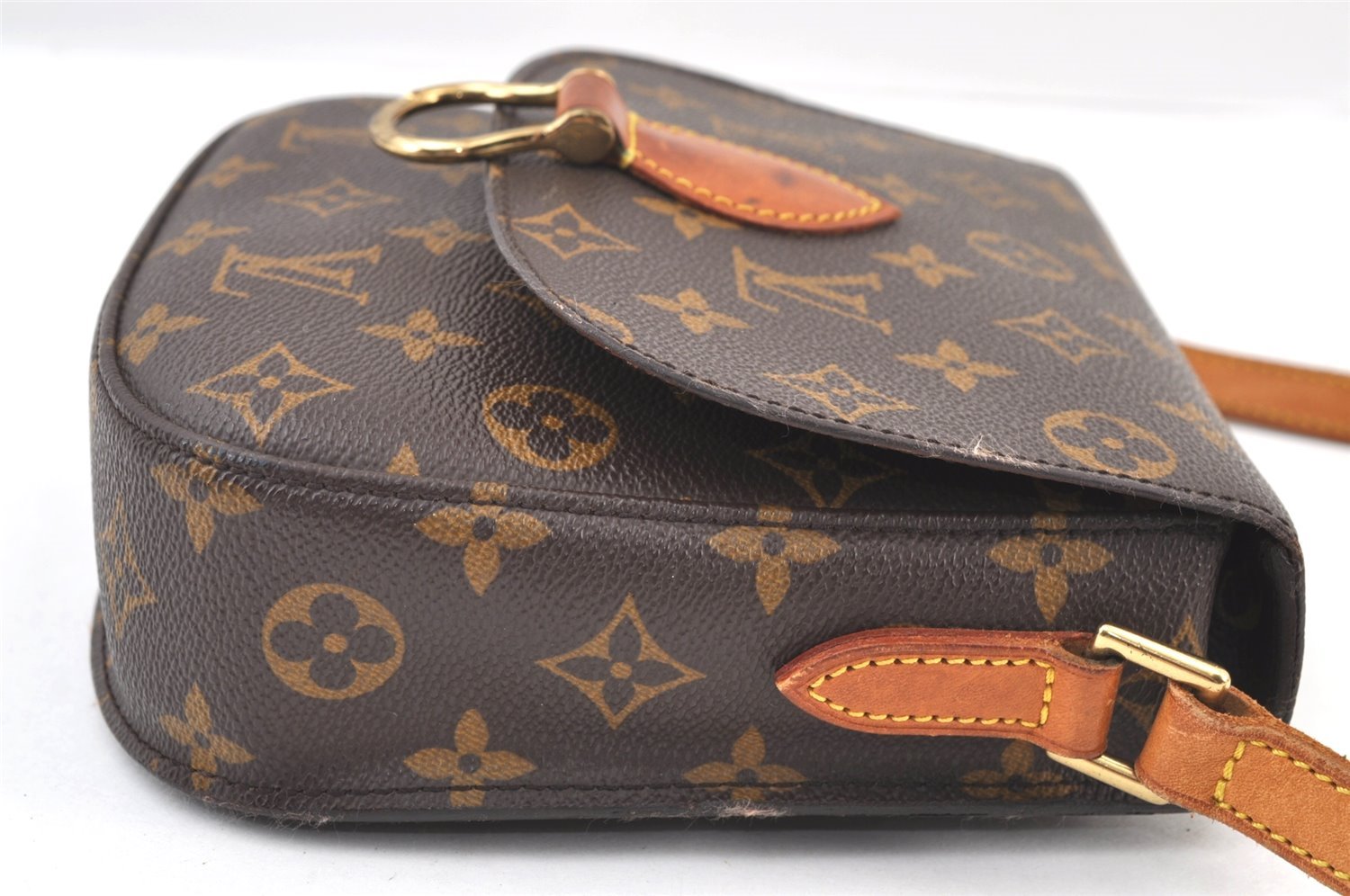 Authentic Louis Vuitton Monogram Saint Cloud MM M51243 Shoulder Cross Bag 9569I