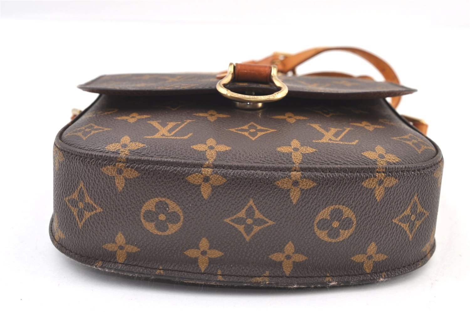 Authentic Louis Vuitton Monogram Saint Cloud MM M51243 Shoulder Cross Bag 9569I