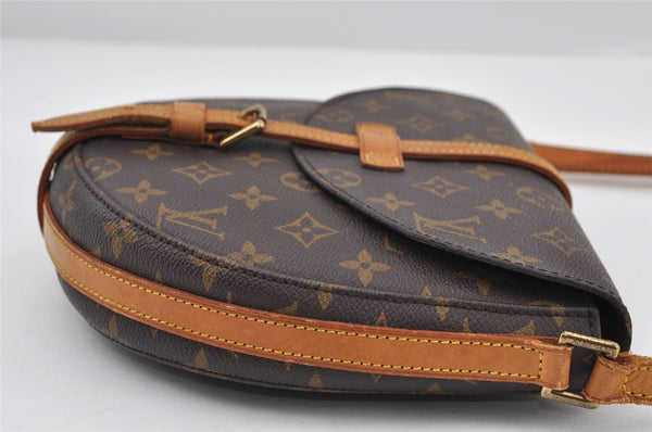 Authentic Louis Vuitton Monogram Chantilly MM Shoulder Bag M51233 Junk 9570I