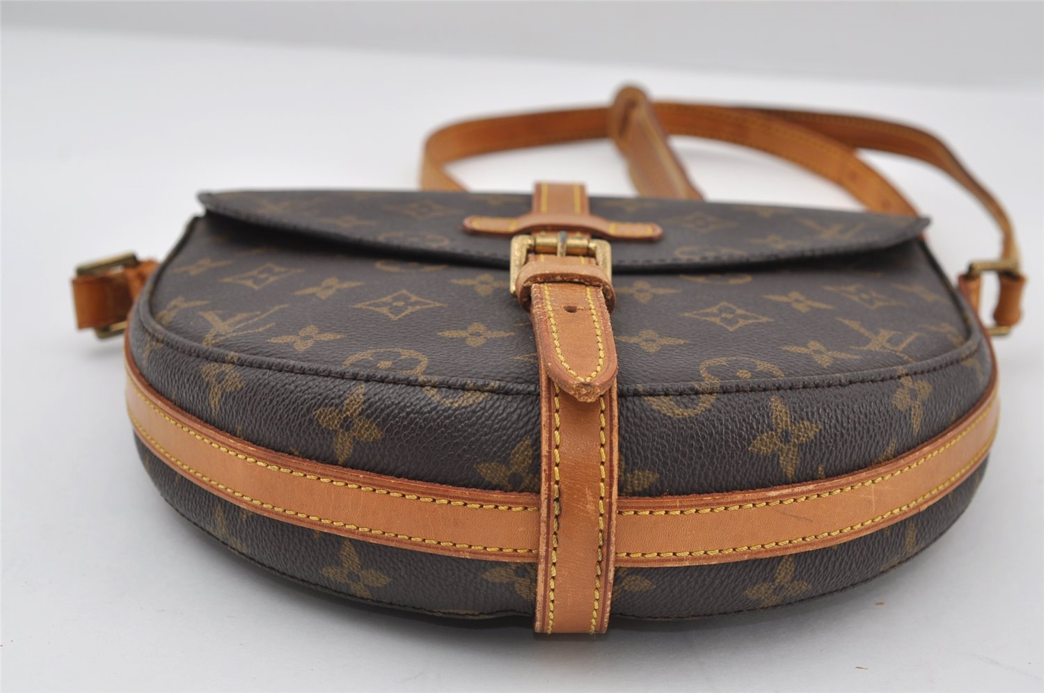 Authentic Louis Vuitton Monogram Chantilly MM Shoulder Bag M51233 Junk 9570I