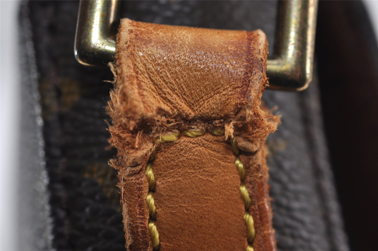 Authentic Louis Vuitton Monogram Chantilly MM Shoulder Bag M51233 Junk 9570I