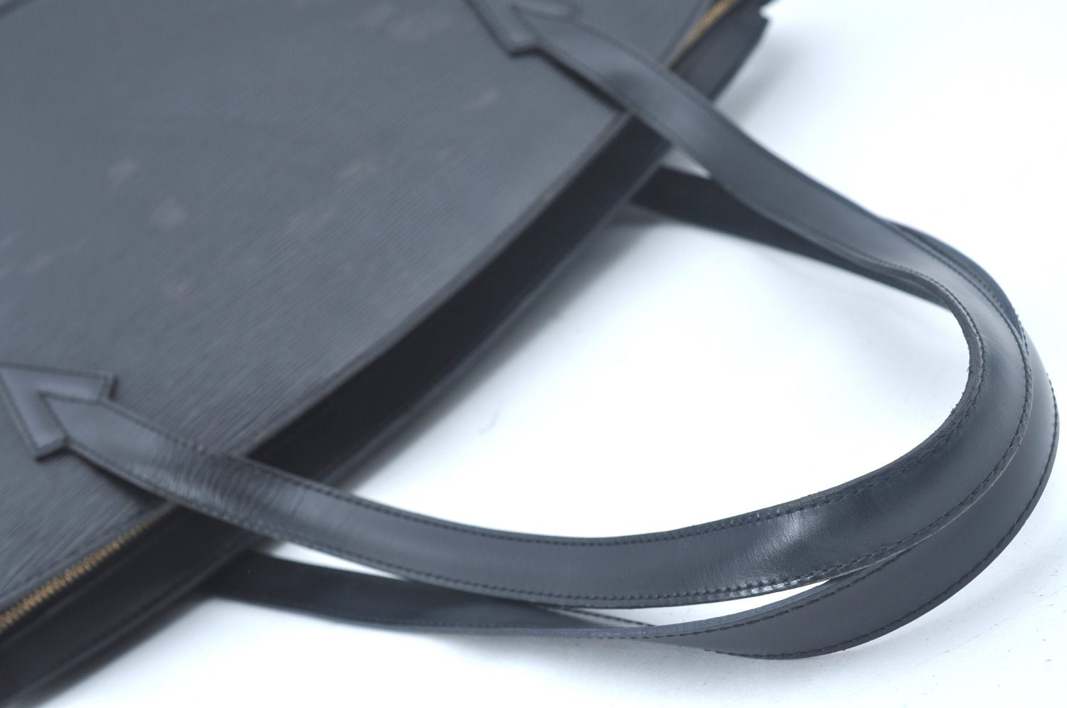 Auth Louis Vuitton Epi Saint Jacques Shopping Shoulder Bag Black M52262 LV 9571I