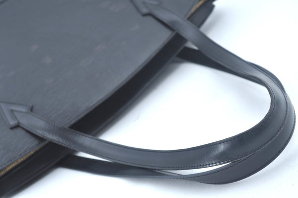 Auth Louis Vuitton Epi Saint Jacques Shopping Shoulder Bag Black M52262 LV 9571I