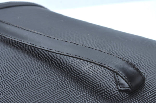 Auth Louis Vuitton Epi Saint Jacques Shopping Shoulder Bag Black M52262 LV 9571I