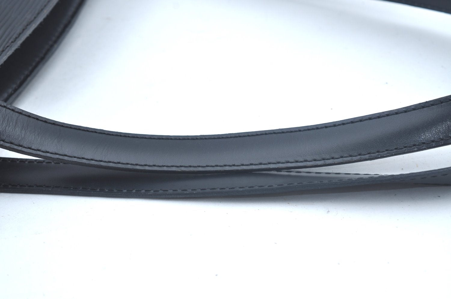 Auth Louis Vuitton Epi Saint Jacques Shopping Shoulder Bag Black M52262 LV 9571I