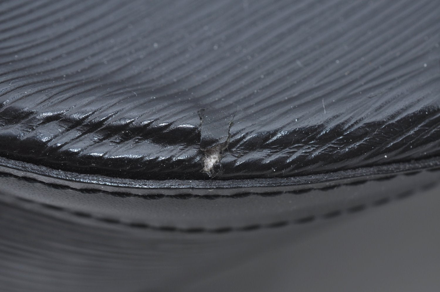 Auth Louis Vuitton Epi Saint Jacques Shopping Shoulder Bag Black M52262 LV 9571I