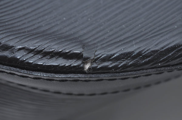 Auth Louis Vuitton Epi Saint Jacques Shopping Shoulder Bag Black M52262 LV 9571I