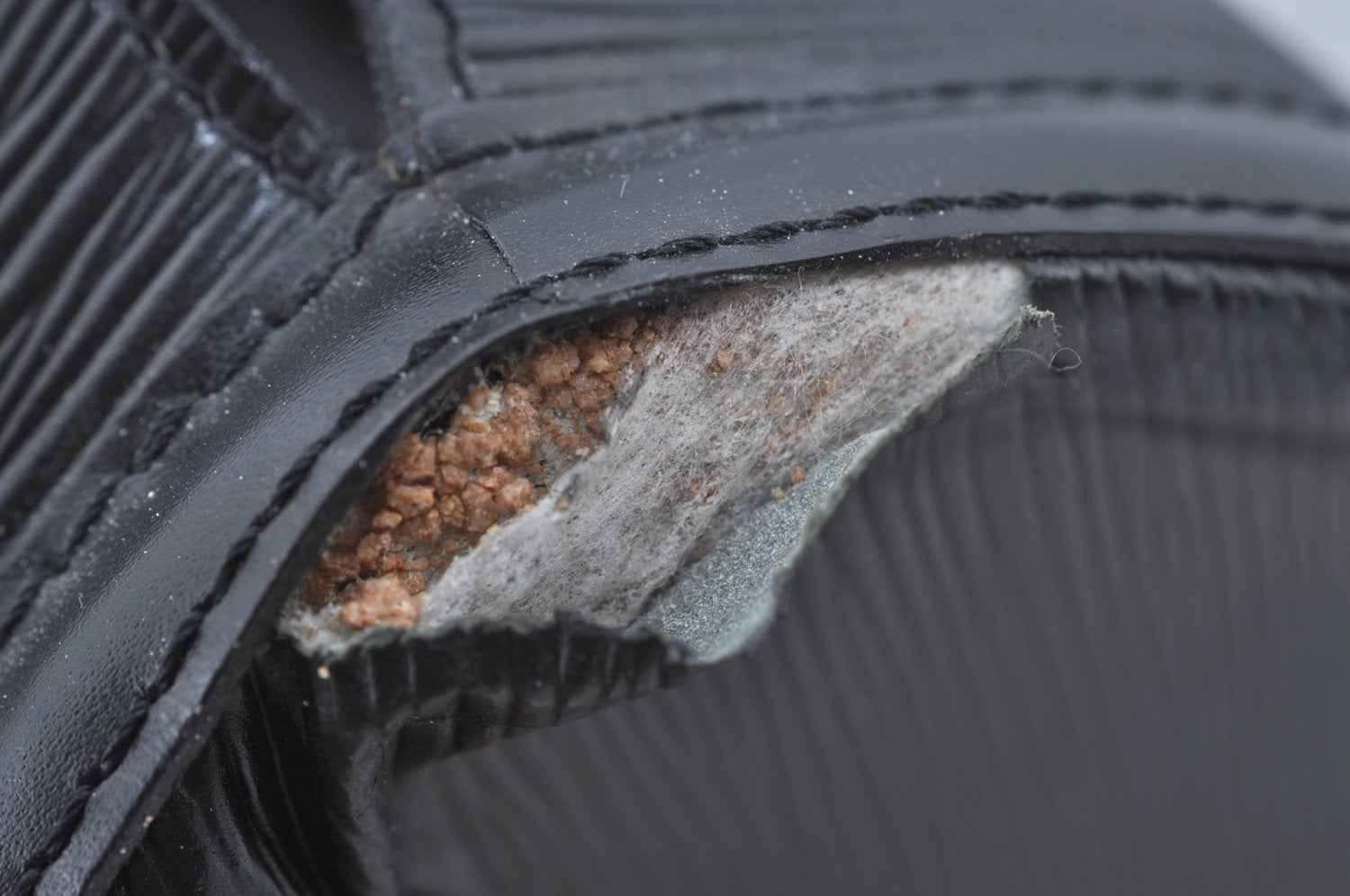 Auth Louis Vuitton Epi Saint Jacques Shopping Shoulder Bag Black M52262 LV 9571I