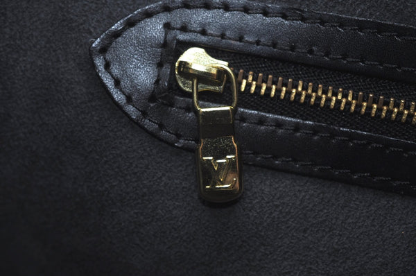 Auth Louis Vuitton Epi Saint Jacques Shopping Shoulder Bag Black M52262 LV 9571I