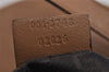 Authentic GUCCI Vintage Shoulder Hand Bag Purse Leather 0013748 Brown 9571J