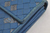 Authentic BOTTEGA VENETA Intrecciato Leather Long Wallet Purse Blue 9572J